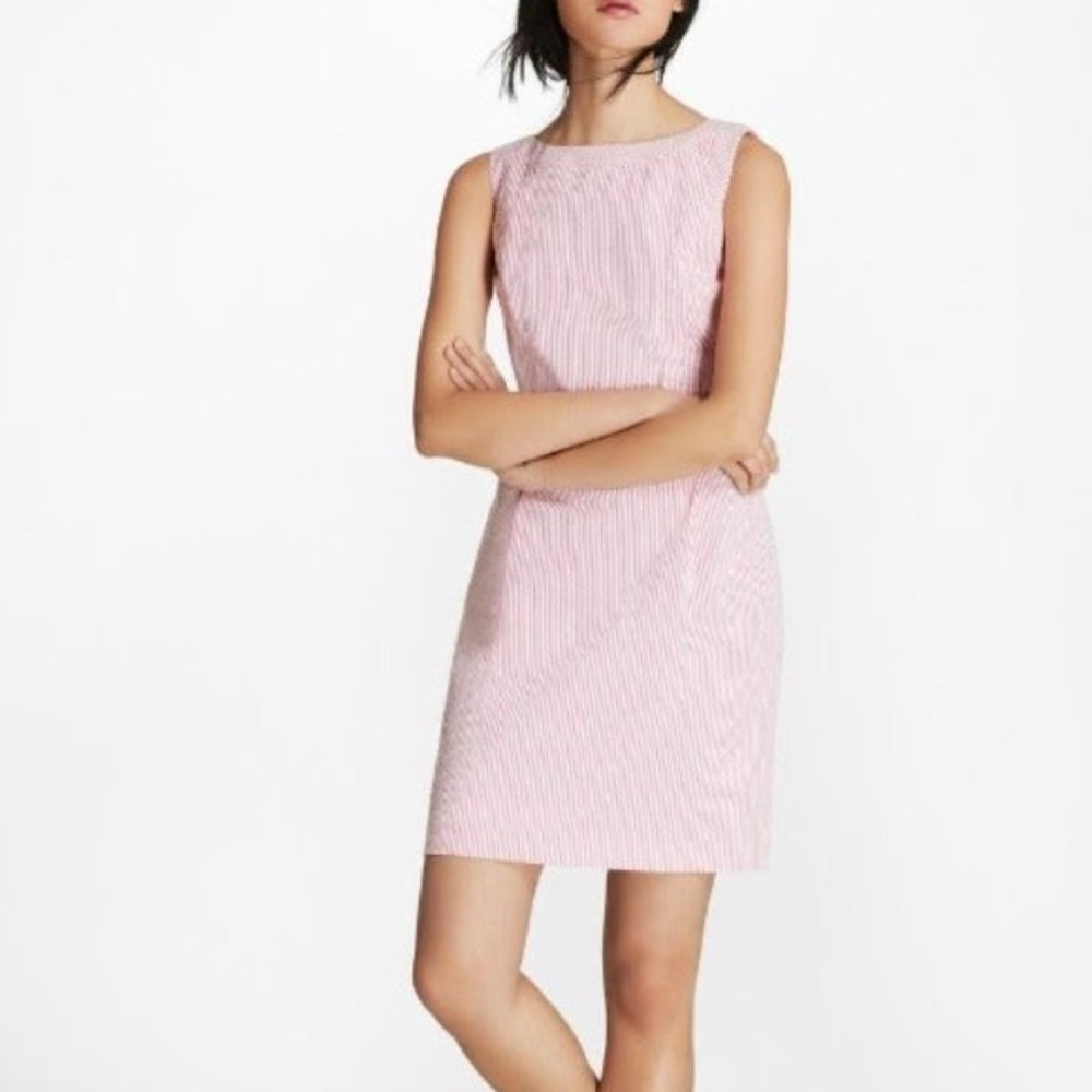 Brooks Brothers Red Fleece Seersucker Dress